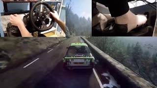 DiRT Rally 20  Ford Escort MK2 Monte Carlo  Logitech G920 Wheel  Pedal Cam [upl. by Suirtimid]