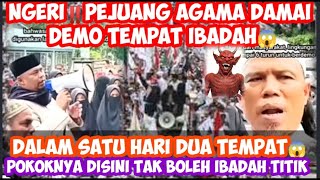 Ngeri😱 Dalam Satu Hari terjadi Penolakkan ibadah coy bukti Agama damai🤣🤣🤣 [upl. by Idonna]