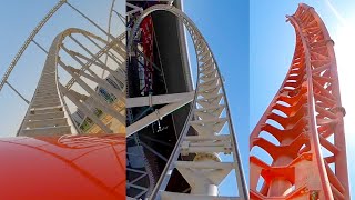 Every Roller Coaster At Ferrari World Abu Dhabi Including Worlds Fastest Roller Coaster 4K POVs [upl. by Aleicarg]