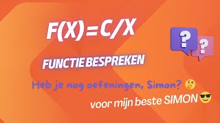 1373 FUNCTIE met VOORSCHRIFT fx  cx voor SIMON 😎 [upl. by Nanji67]