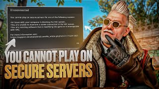 ✅How to Fix You cannot play on secure servers for one of the following reasons cs2 [upl. by Releehw]