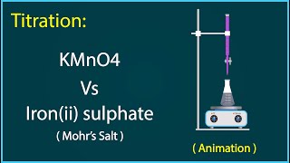 titration of kmno4 with mohrs salt class 12  determine the concentration of KMnO4 using mohr salt [upl. by Karilla81]