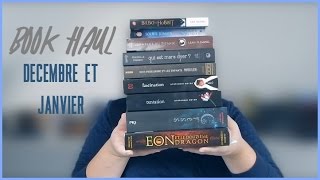 BOOK HAUL  DECEMBRE ET JANVIER [upl. by Anelahs]