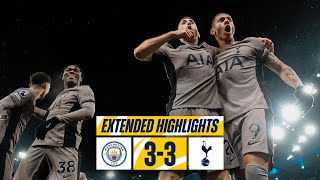 MAN CITY 33 TOTTENHAM HOTSPUR  PREMIER LEAGUE EXTENDED HIGHLIGHTS [upl. by Alaek770]