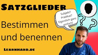 Satzglieder bestimmen und benennen [upl. by Odie]