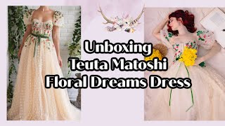 Teuta Matoshi Floral Dreams Dress Unboxing and Review [upl. by Aicirtac]