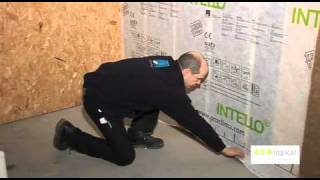 Sealing pro clima INTELLO PLUS to Floormov [upl. by Battiste]