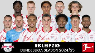 RB LEIPZIG OFFICIAL SQUAD BUNDESLIGA SEASON 20242025 [upl. by Meikah200]