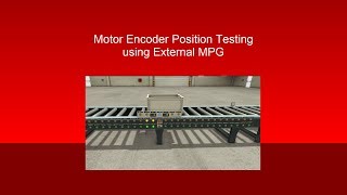 Encoder Monitored Box Conveyor [upl. by Ynattirb]