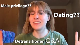 FtMtF Detransitioner QampA [upl. by Cynarra]