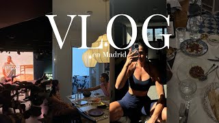 madrid a tope eventos sara anfitriona ffitpilates y tips pelo 🤍 VLOG  ffitcoco [upl. by Nnaacissej]