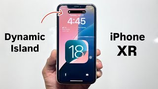 How to Enable Dynamic Island on iPhone XR iOS 18 [upl. by Maram203]