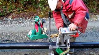 Microhydro Installation  Pipe Fusion Machine [upl. by Kevyn]