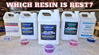 HOWTO CHOOSE THE BEST RESIN FOR YOUR NEXT PROJECTDIY FIBERGLASS [upl. by Akimal177]