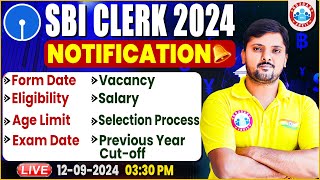 SBI Clerk 2024 Notification  SBI Clerk Salary Age Limit Eligibility Selection Process  by RWA [upl. by Sawyer]