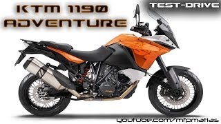 KTM 1190 ADVENTURE  Testdrive RAW [upl. by Gnol]