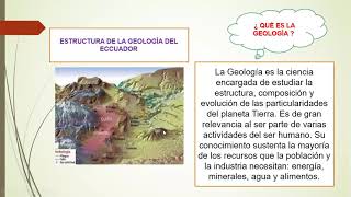 Estructura geológica del ecuador [upl. by Hull980]