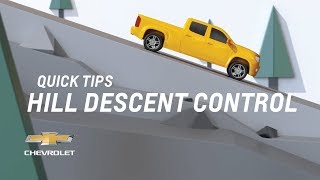 Quick Tips How Does Hill Descent Control Help When On The Road  Chevrolet [upl. by Brittney]