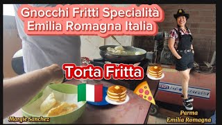 🔴Gnocchi e Torta Fritta Specialità Emilia Romagna Italia [upl. by Notfol]