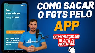 Como sacar o FGTS pelo App sem precisar ir na agência da Caixa [upl. by Colette60]