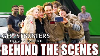 Ghostbusters Frozen Empire Behind The Scenes [upl. by Feirahs685]