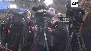 Hungarian PM speaks to media at German conservatives meeting [upl. by Aivartal]