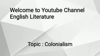 Colonialism  Postcolonial Term  Postcolonial Studies  Concept Explained in UrduHindi [upl. by Burget]