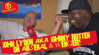 John Lydon AKA Johnny Rotten on Arsenal amp Wenger [upl. by Nythsa]