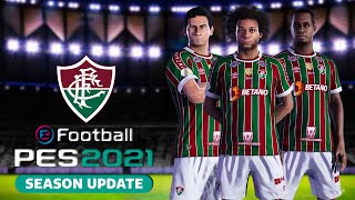 Fluminense PES 2021  Elenco 100 atualizado [upl. by Ynohtna144]