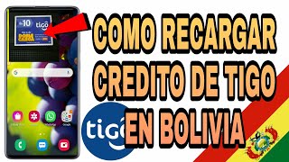 como recargar credito de tigo en Bolivia–2024 [upl. by Fasa]