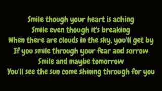 Nat King Cole  Smile Lyrics HD [upl. by Atiniuq]