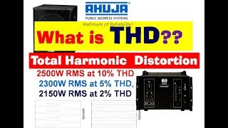 THD in audio amplifier 2 5 or 10 total harmonic distortion [upl. by Dnivra]