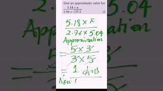 ApproximationgcsegceigcseCambridge mathematics practice question MBSZ1 viral popular hit [upl. by Yuri]