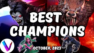 Best Champions Ranked amp Tier List  October 2023  Vega Tier List  Morbius Werewolf Viv Venom MCoC [upl. by Atwahs]