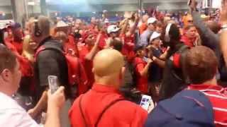 Ole Miss pep rally  2014 ChickFilA Kickoff Classic [upl. by Bruell]