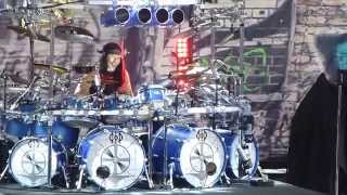 Dream Theater  Enigma Machine  Mike Mangini Drum Solo Gelsenkirchen 19th July 2014 [upl. by Saul357]