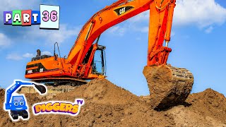 Diggers For Kids 🦺 Mining Excavators Dump Trucks Demolition amp MORE [upl. by Tterag]