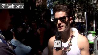 Emporio Armani Arrivals  After the Show  Milan Mens Fashion Week Spring 2012  FashionTV  FTV [upl. by Apps]