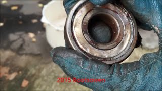 Removing failed bearings LG WM14220FD [upl. by Irish]