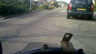 MZ 250 cc side car onboard video [upl. by Swift]