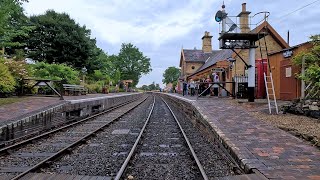 Drivers Eye View – Severn Valley Railway – Kidderminster to Bridgnorth [upl. by Suiluj]