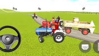 Mahendra tractor ne trali palti 🚜 महिंद्रा ट्रैक्टर नेट्रॉली पलटी गेम 1 million views Mahindra 🚜 [upl. by Ivel]