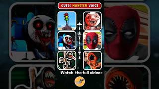 Guess the MONSTERS VOICE  Deadpool Choo Choo Charles Cursed Thomas  Coffin Dance Meme [upl. by Scheer]