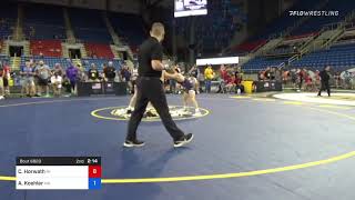 113 Lbs Quarterfinal  Caden Horwath Michigan Vs Alan Koehler Minnesota 339e [upl. by Yesmar]