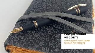 Visconti Homo Sapiens Travel Edition Fountain Pen Unboxing [upl. by Nyleak]