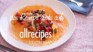 Rezept Hähnchenschlegel mit Oliven Tomaten und Kräutern Pollo Cacciatore [upl. by Adnohsal]