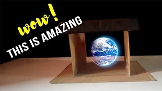 How to make 3d Hologram Box Screen  3d Hologram Transparent Projector [upl. by Ahtibbat]