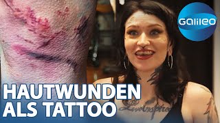 Narben mithilfe von Tinte verewigen quotBruise Tattoosquot erobern die Szene  Galileo  ProSieben [upl. by Brace618]