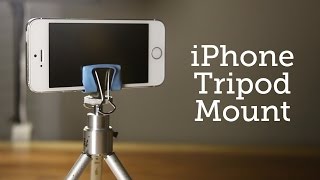 DIY iPhone tripod Mount [upl. by Tamarra855]