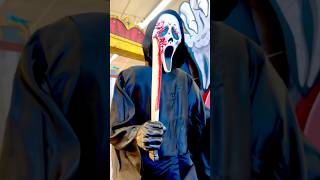 SPIRIT HALLOWEEN GHOSTFACE KILLER WITH BLOODY MACHETE ANIMATRONIC  SCREAM MOVIE Easton PA 🩸😲🩸 [upl. by Alyakcm]